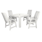Ensemble de salle à manger d'extérieur 5 pièces Weatherly - Table de 42 x 42 po, hauteur standard