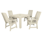 Ensemble de salle à manger d'extérieur 5 pièces Weatherly - Table de 42 x 42 po, hauteur standard