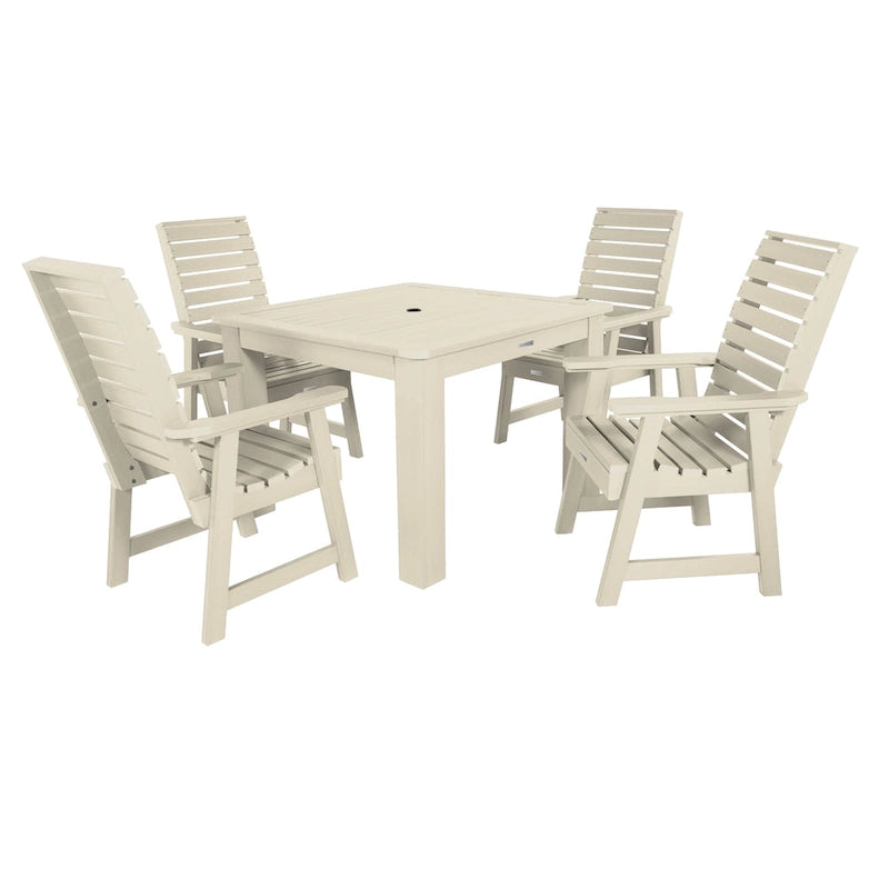Ensemble de salle à manger d'extérieur 5 pièces Weatherly - Table de 42 x 42 po, hauteur standard