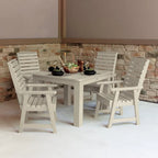Ensemble de salle à manger d'extérieur 5 pièces Weatherly - Table de 42 x 42 po, hauteur standard