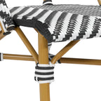 Chaises de patio en osier à chevrons Irene French (ensemble de 4) par Furniture of America - Lot de 4