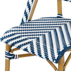 Chaises de patio en osier à chevrons Irene French (ensemble de 4) par Furniture of America - Lot de 4