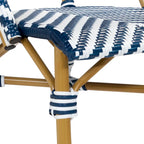 Chaises de patio en osier à chevrons Irene French (ensemble de 4) par Furniture of America - Lot de 4