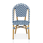 Chaises de patio en osier à chevrons Irene French (ensemble de 4) par Furniture of America - Lot de 4