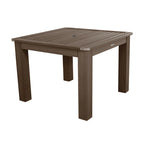 Table de salle à manger extérieure carrée HIGHWOOD 42x42