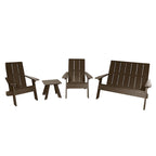 Ensemble de patio Adirondack Italica Modern 4 pièces