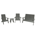 Ensemble de patio Adirondack Italica Modern 4 pièces