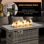 Ensemble de meubles de patio 15 pièces, ensembles de canapés modulaires extérieurs