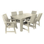 Ensemble de salle à manger d'extérieur 7 pièces HIGHWOOD PROFESSIONAL 42x72