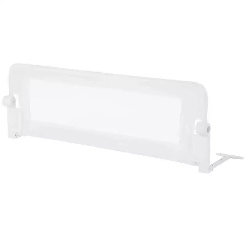 Costway 1/2 PCS 42 Toddler Foldable Bed Rail with Adjustable Safety Strap Bedrail Guard White