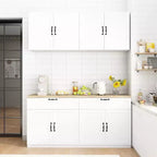 Famapy Split Kitchen Pantry Cabinet Storage Cupboard