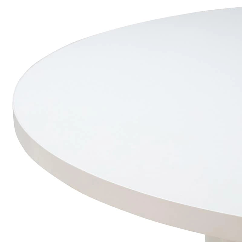 Table à manger ronde Kali 55 blanche