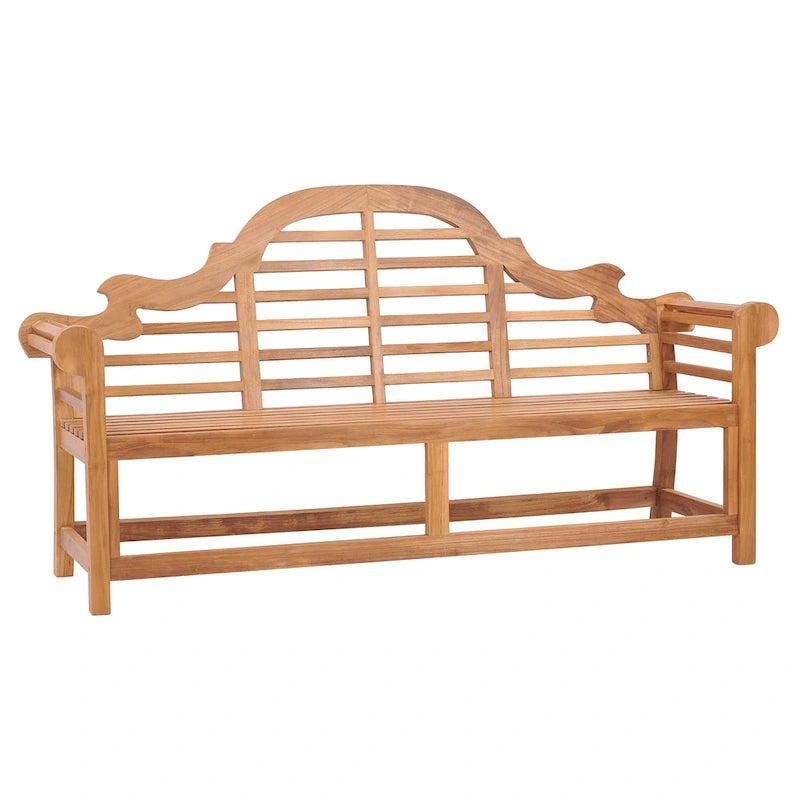 Banc triple de jardin et de patio en bois de teck Lutyens Chic Teak