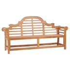 Banc triple de jardin et de patio en bois de teck Lutyens Chic Teak