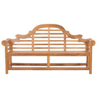 Banc triple de jardin et de patio en bois de teck Lutyens Chic Teak