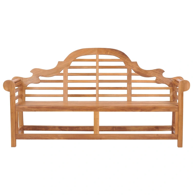 Banc triple de jardin et de patio en bois de teck Lutyens Chic Teak