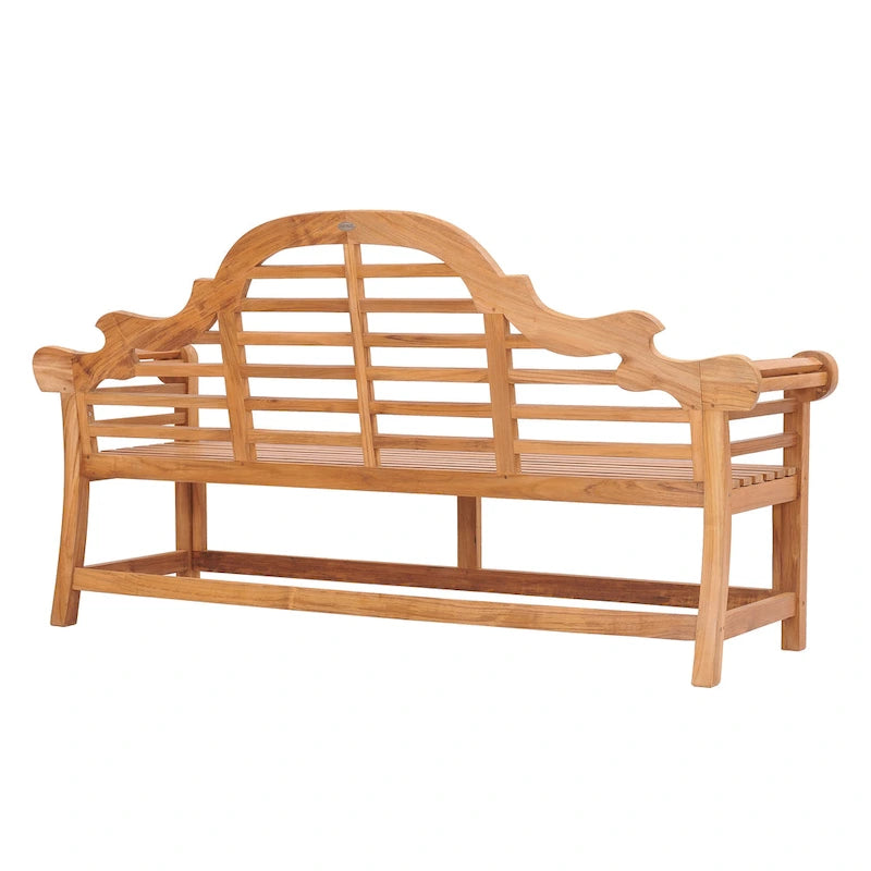 Banc triple de jardin et de patio en bois de teck Lutyens Chic Teak