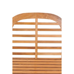 Banc triple de jardin et de patio en bois de teck Lutyens Chic Teak