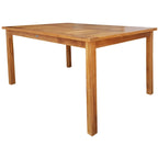 Table à dîner de bistrot rectangulaire en bois de teck Chic Teak Bermuda, 180 x 89 cm (table seulement)