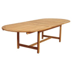 Amazonia Teak Ensemble de salle à manger d'extérieur extensible 11 pièces avec coussins - 11 pièces