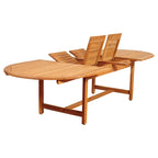Amazonia Teak Ensemble de salle à manger d'extérieur extensible 11 pièces avec coussins - 11 pièces