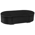 vidaXL Ensemble de meubles de patio de 13 pièces, canapé sectionnel avec coussins en résine tressée – 173 x 86 x 26