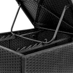 vidaXL Ensemble de meubles de patio de 13 pièces, canapé sectionnel avec coussins en résine tressée – 173 x 86 x 26