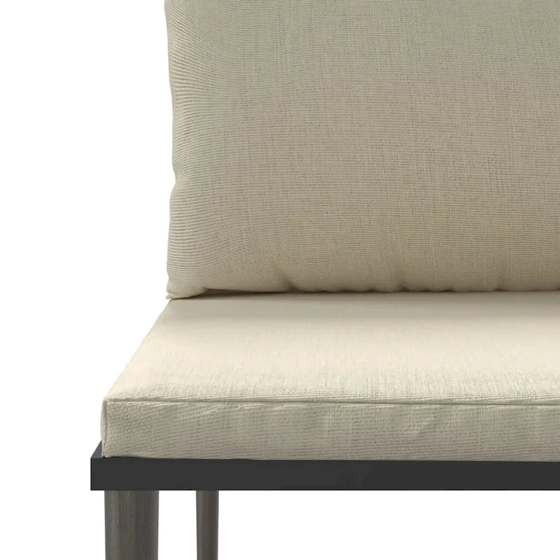 vidaXL Salon de jardin 6 pièces avec coussins en résine tressée gris