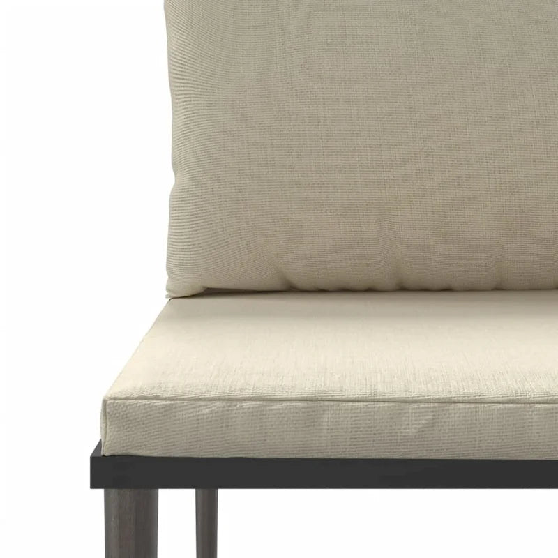vidaXL Salon de jardin 6 pièces avec coussins en résine tressée gris