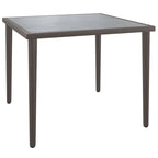 vidaXL Salon de jardin 6 pièces avec coussins en résine tressée gris