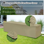Ensemble de meubles de jardin 8 pièces en rotin avec table de rangement – 25 x 25 x 4 (L x l x P)