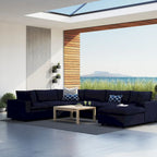Commix 7-Piece Sunbrella Outdoor Patio Sectional Sofa