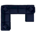 Canapé d'angle d'extérieur 7 places Commix Sunbrella