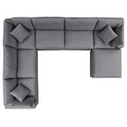 Canapé d'angle d'extérieur 7 places Commix Sunbrella