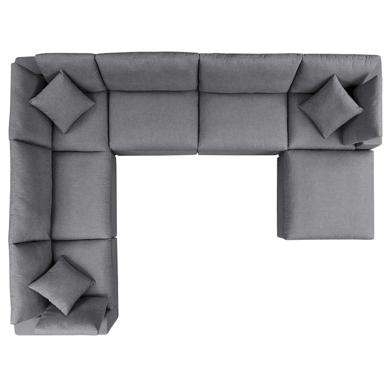 Canapé d'angle d'extérieur 7 places Commix Sunbrella