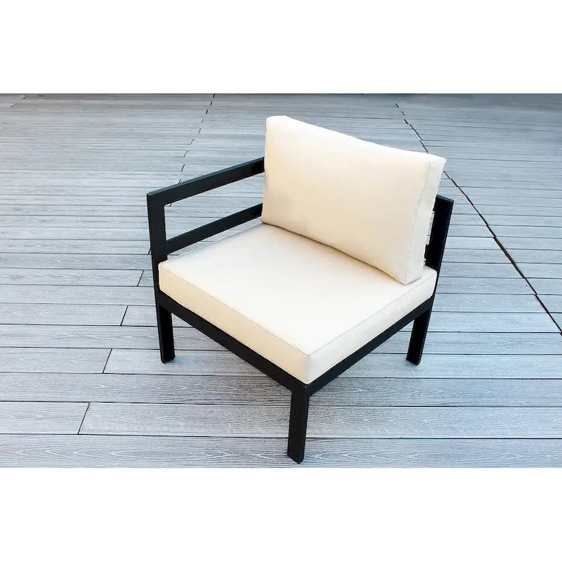 Ensemble sectionnel de 7 pièces en aluminium coussiné Ohana Outdoor – Aucun assemblage requis