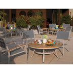 Ensemble de café Oxford Garden Travira 5 pièces, teck naturel