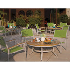 Ensemble de café Oxford Garden Travira 5 pièces, teck naturel