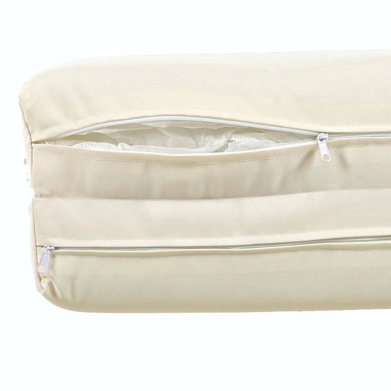 Bain de soleil extérieur avec rideaux, grand confort, adapté