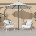 Fauteuil de patio extérieur tressé en corde Rowan 30.5 (lot de 2) avec coussins