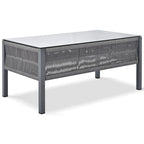 Ensemble de mobilier de jardin 4 pièces en corde