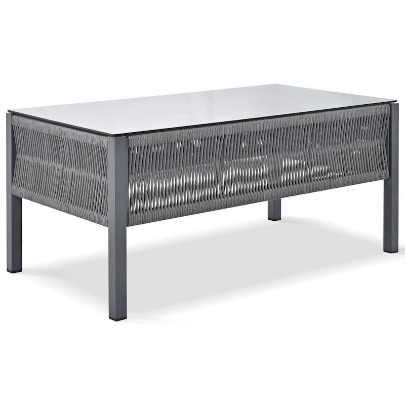 Ensemble de mobilier de jardin 4 pièces en corde