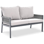 Ensemble de mobilier de jardin 4 pièces en corde