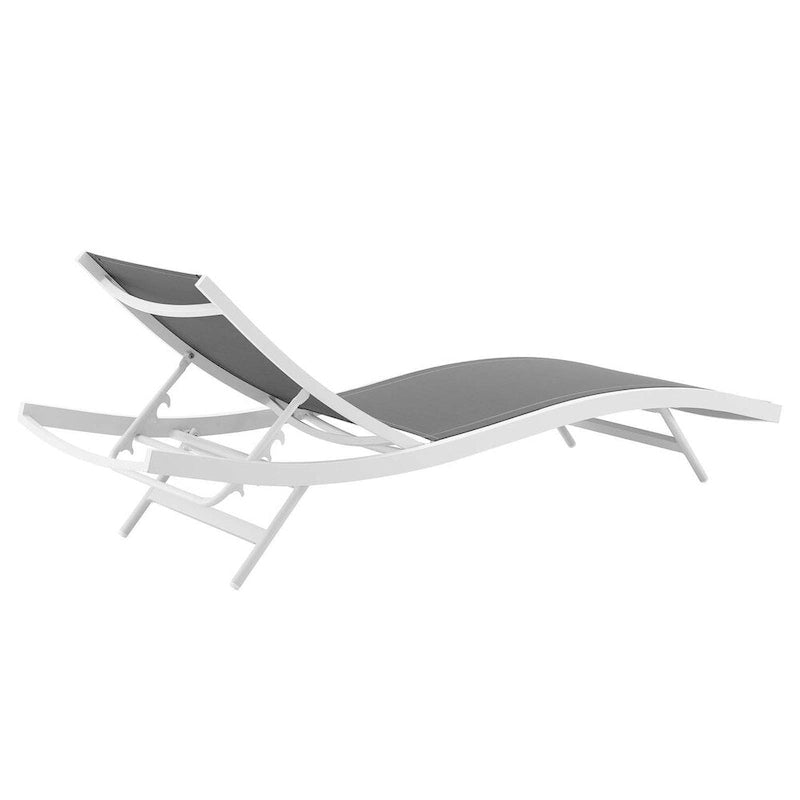 Glimpse - Lot de 2 chaises longues de patio en filet - N/A