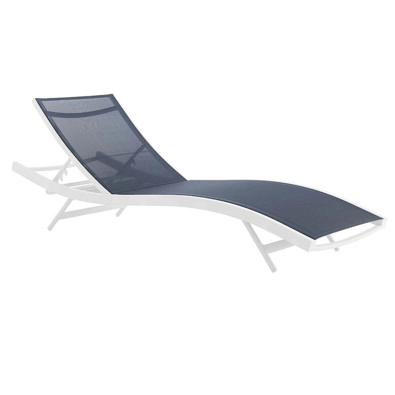 Glimpse - Lot de 2 chaises longues de patio en filet - N/A