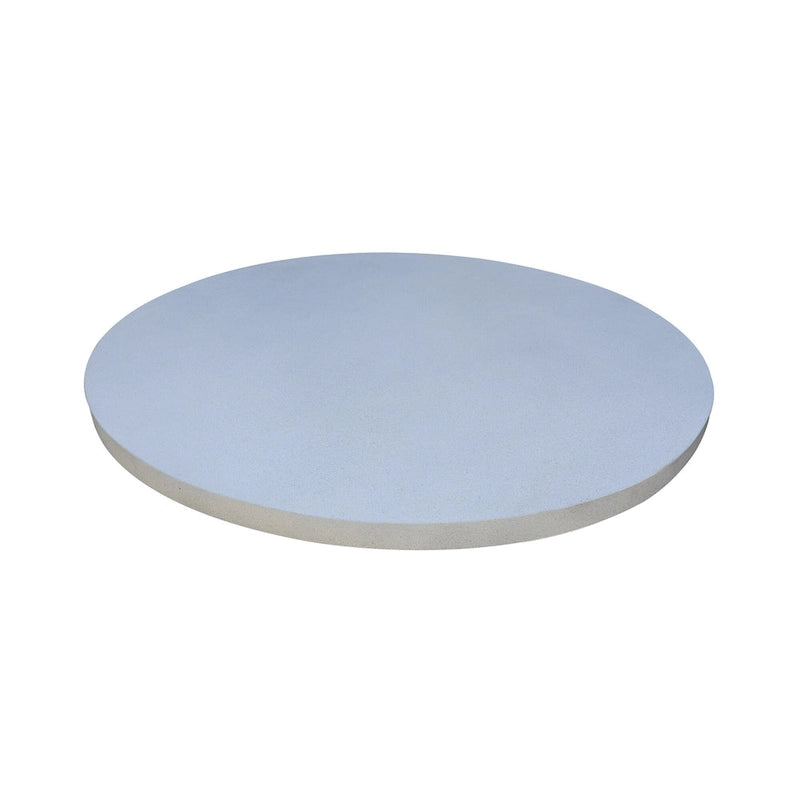 Ensemble de meubles de patio en teck 7 pièces d'extérieur avec une table ronde et 6 chaises