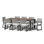 Ensemble de patio Milo Grey Sunbrella 18 pièces