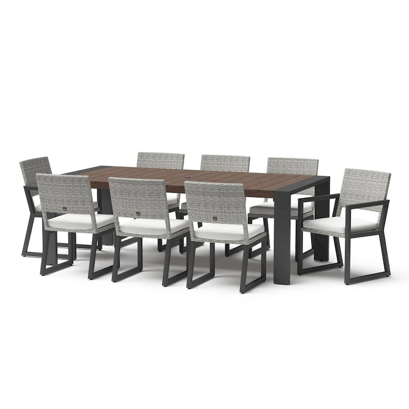 Ensemble de patio Milo Grey Sunbrella 18 pièces