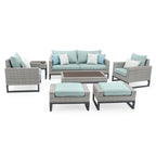 Ensemble de patio Milo Grey Sunbrella 18 pièces