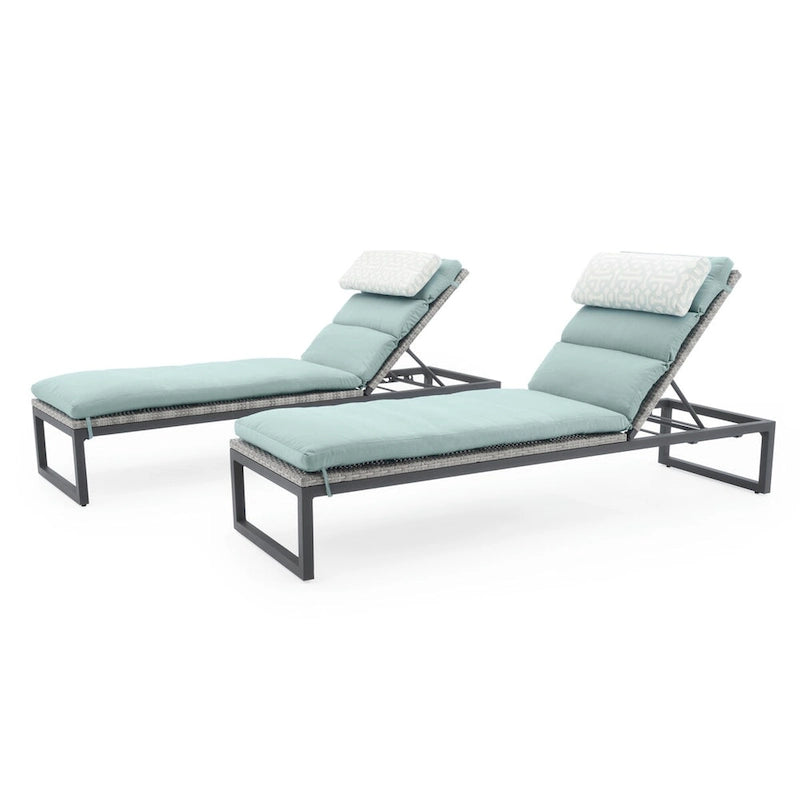 Ensemble de patio Milo Grey Sunbrella 18 pièces
